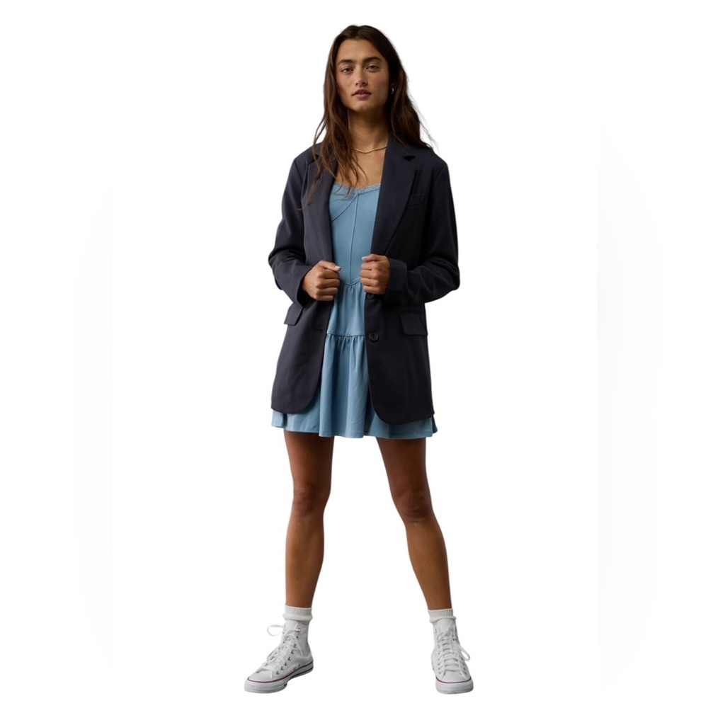 NWT American Eagle Navy Classic Oversized Blazer